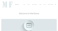 Desktop Screenshot of mainframe.co.at